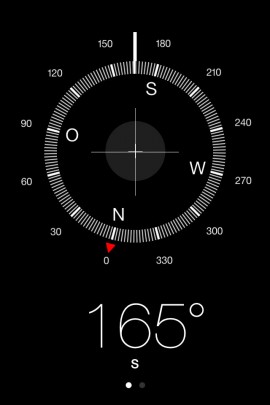 iPhone Kompass