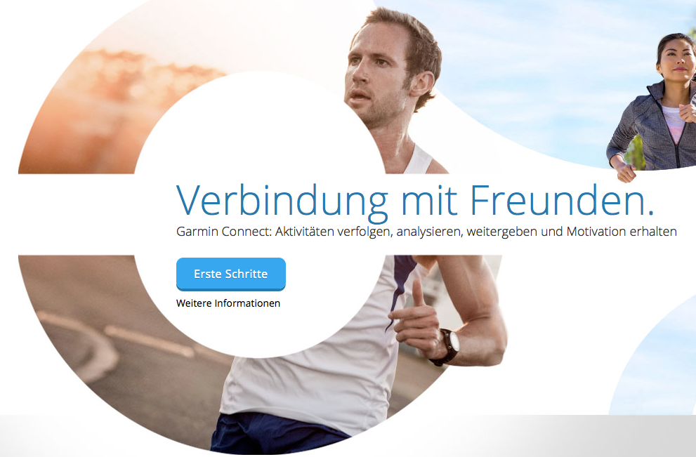 Garmin Connect Synchronisation mit Strava, MapMyFitness und Endomondo