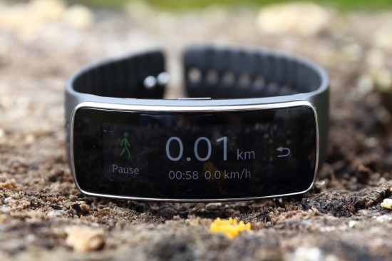 Samsung GearFit, Training