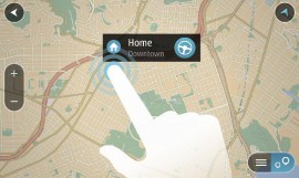 Touchscreen mit Einfinger-Steuerung