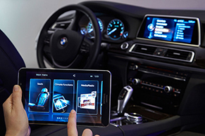 BMW Touch Command: Fahrzeugfunktionen über Tablet steuern