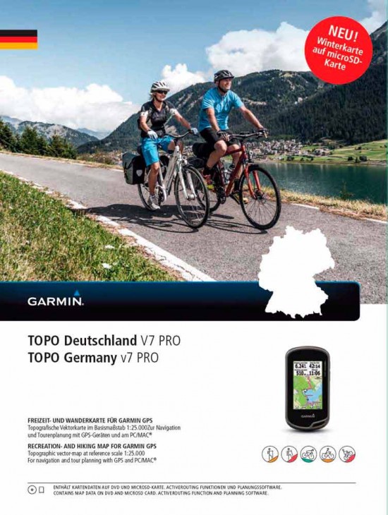 Abenteuerlust? Garmin Deutschland Topo ist dein Navigator!