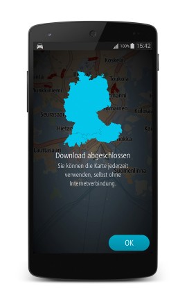 TomTom GO fuer Android_Kartendownload