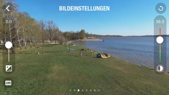 Parrot-Bebop-Drone-Kamerabild-Einstellung