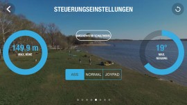 Parrot-Bebop-Drone-Steuerungseinstellungen