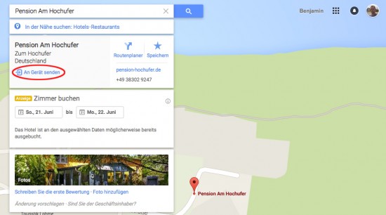 Google-Maps-Senden