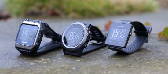 Garmin epix, Garmin fenix 3, Garmin vivoactive