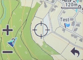 Positionspfeil und Wegpunkt (Favorit)