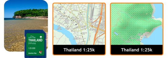 Satmap-Thailand-Karte