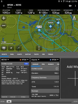 Garmin-pilot-airport-widget