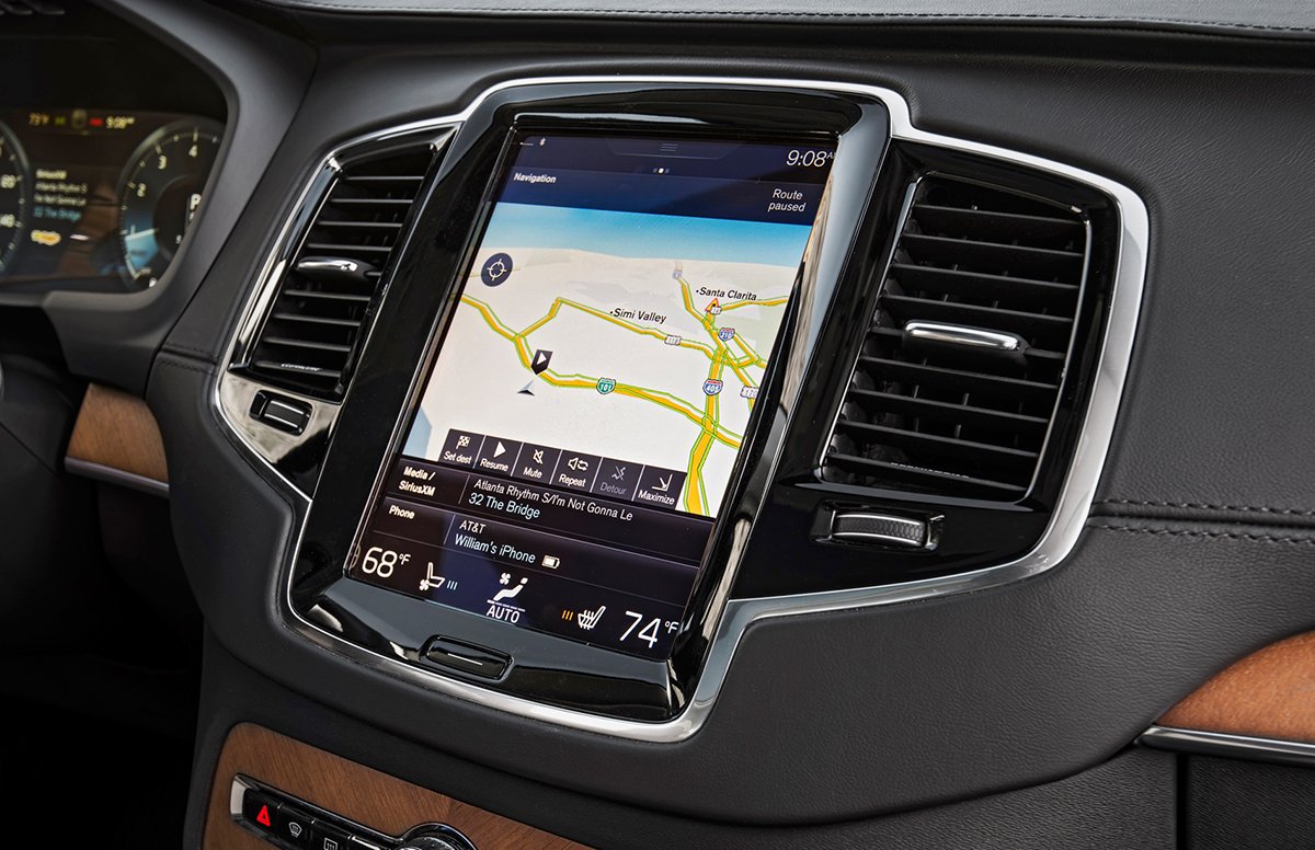 GPS Auto Navigation Displayschutz Kratzfeste HD Hartglas 8,7 Zoll YEE PIN Displayschutzfolie Autoteile Kompatibel mit Volvo V90 XC90 S90 2017-2019 