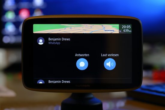 TomTom GO 6200 eingehende WhatsApp
