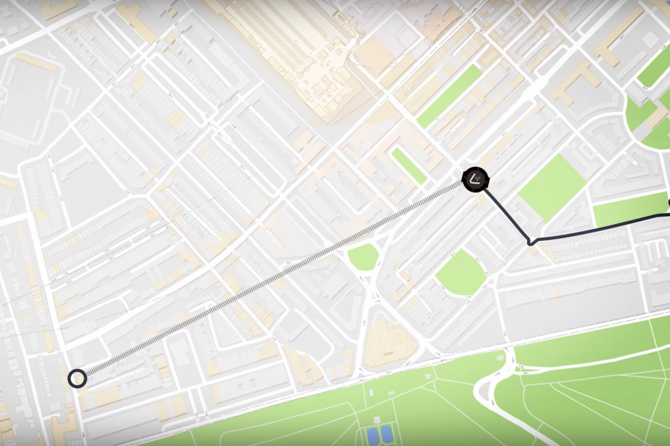 Hipper Fahrrad Kompass Beeline führt intuitiv ans Ziel ›  , Navigation, GPS, Blitzer