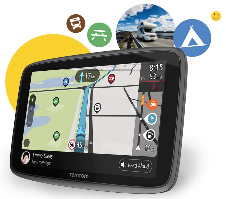 Das neue TomTom GO Camper speziell für Wohnwägen und Wohnmobile