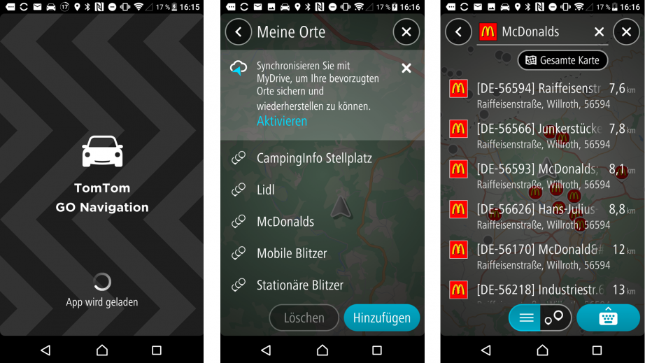 POIs für TomTom GO Navigation für Android › pocketnavigation.de