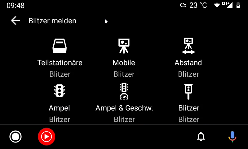 Blitzer App für Android Auto ›
