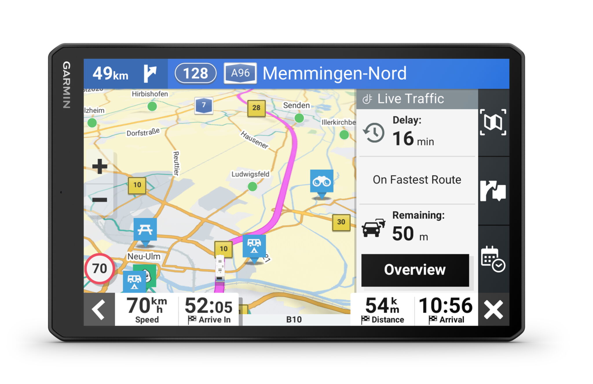 Die neuen Garmin Camper 895 und 1095 für Wohnwägen und Wohnmobile