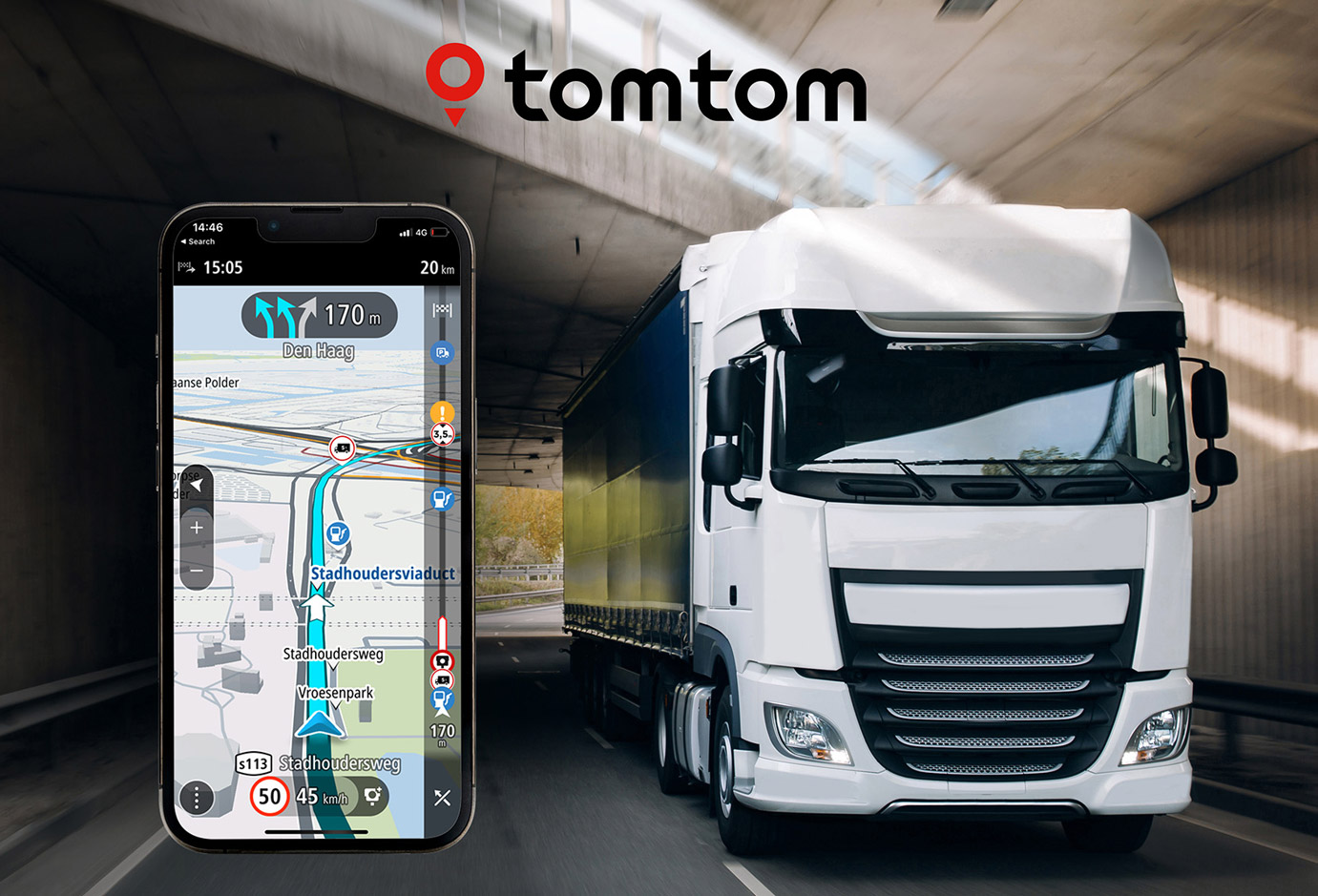 TomTom Go Expert Plus EU 7'' LKW/Trucker Navi - Navigationssystem -  Bluetooth